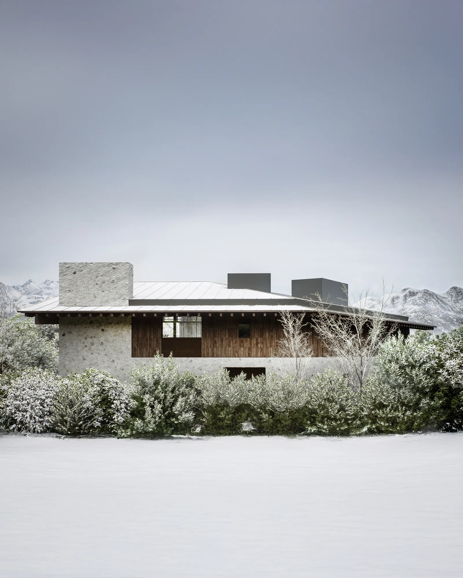 Project Austria — architectural visualization for Max Luciano Geldof & Marcel Architecten
