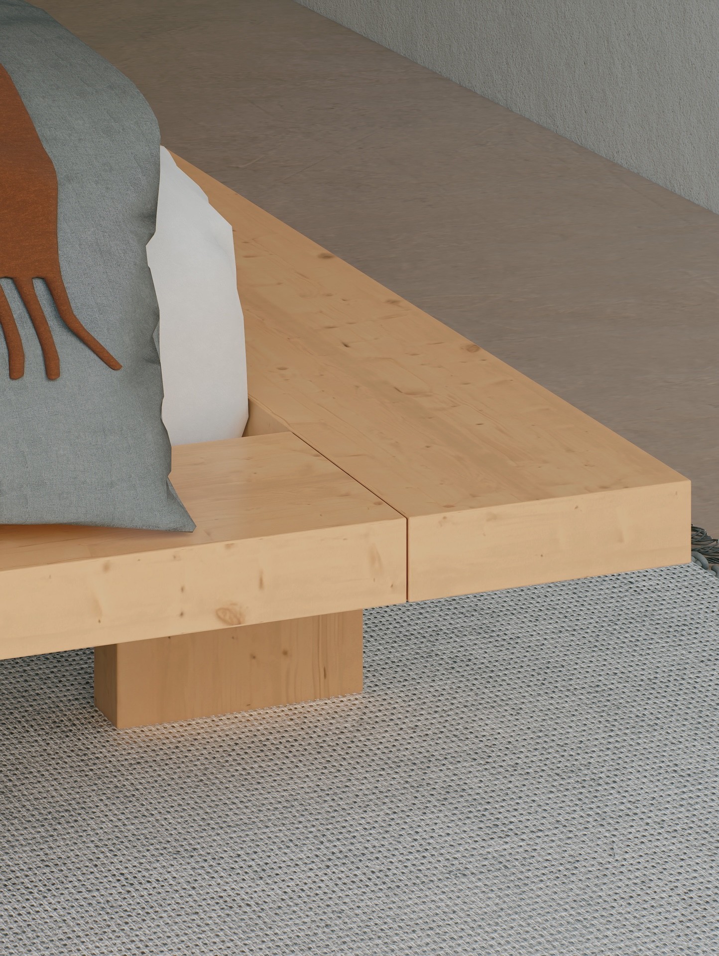 Bed — visualization by Studio SBM