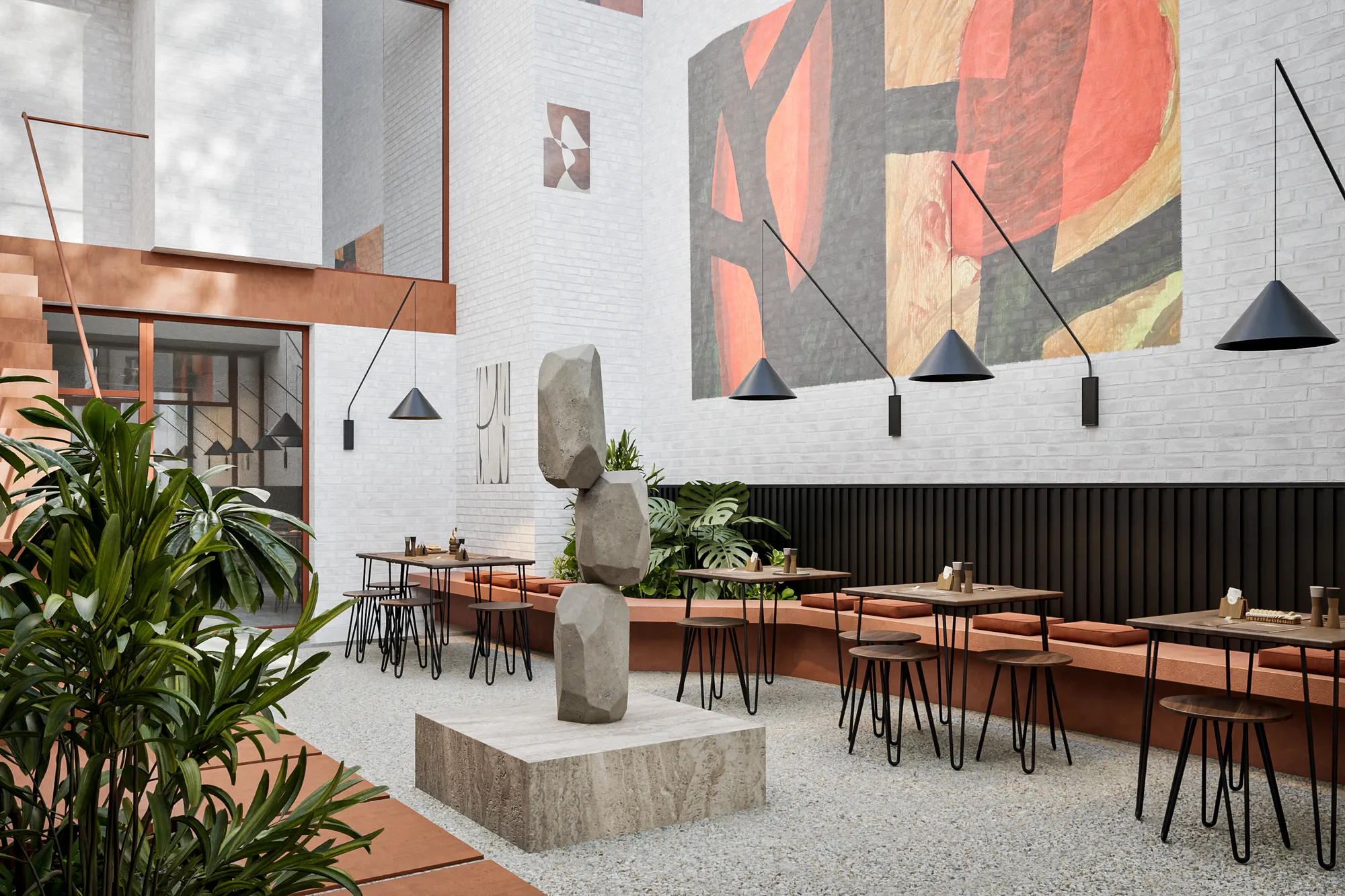 Restaurant — architectural visualization for Cladix
