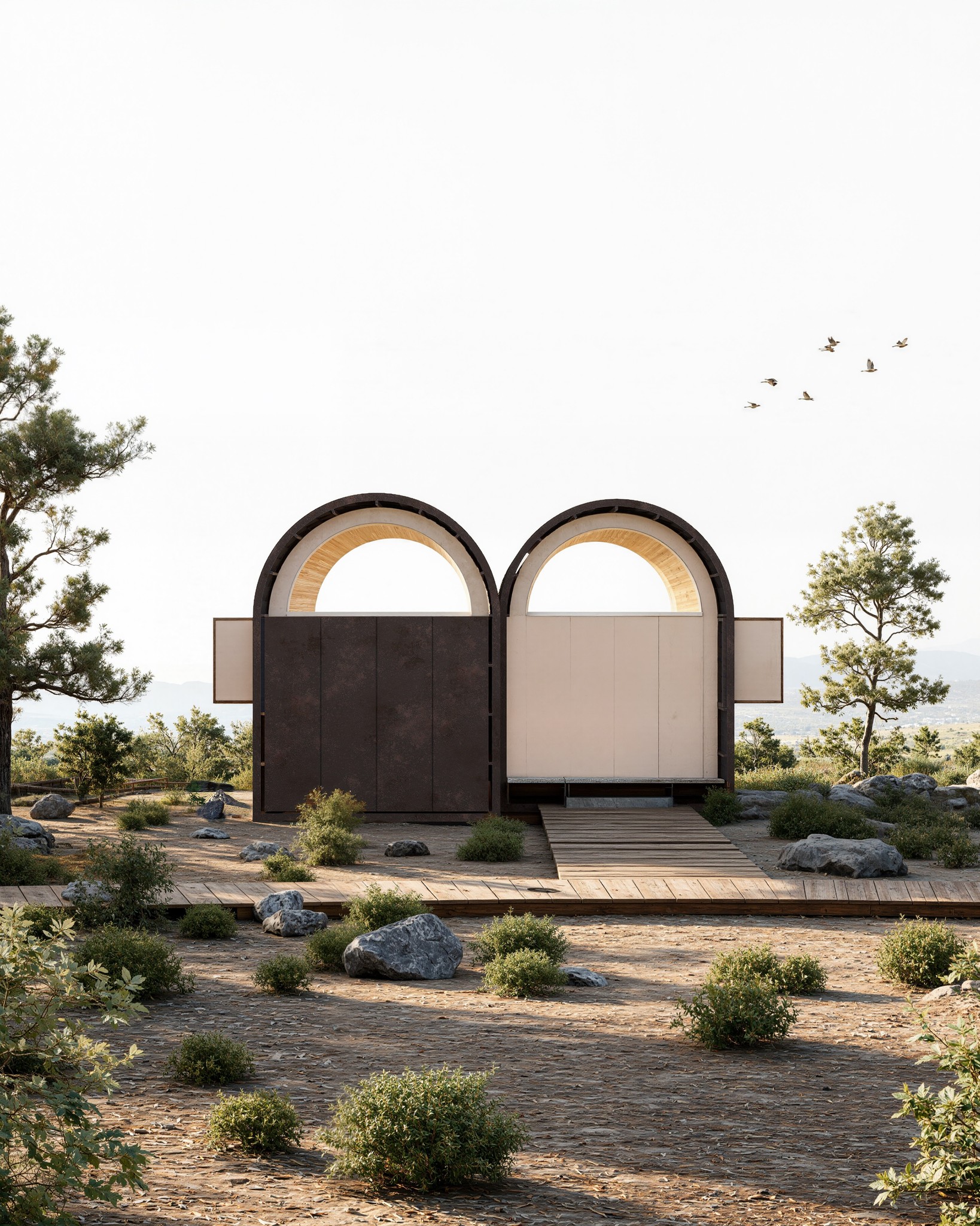 Terra Retreats — architectural visualization for Mipro