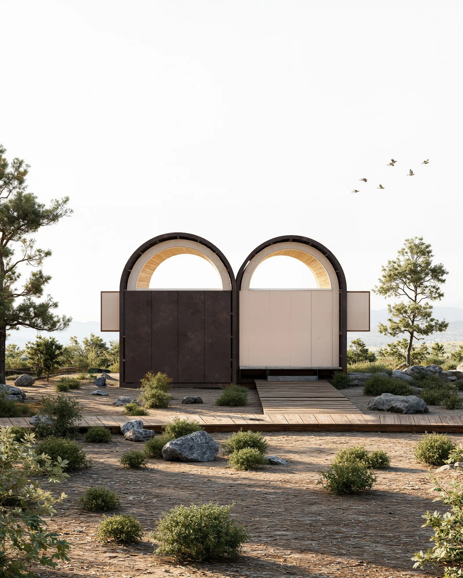 Terra Retreats — architectural visualization for Mipro