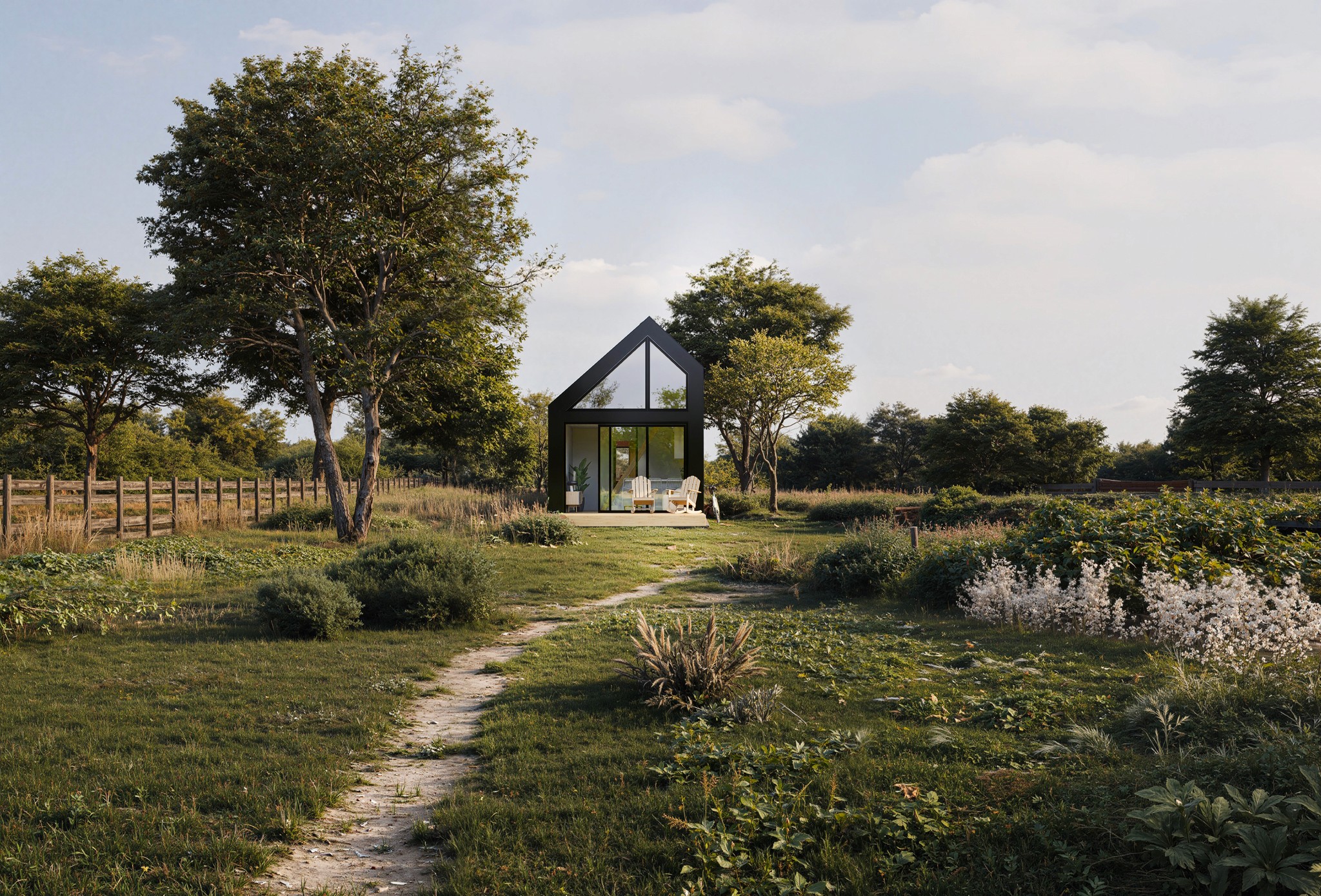 Tiny House — architectural visualization for G+ Concept